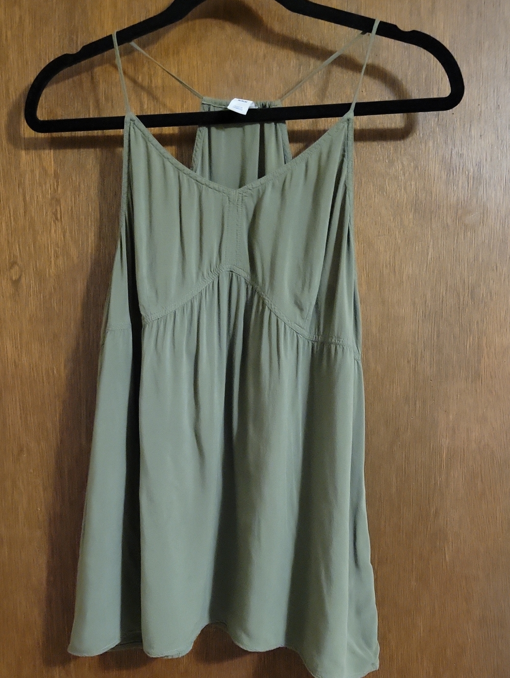 Old Navy Olive Green Spaghetti Strap Swing Tank